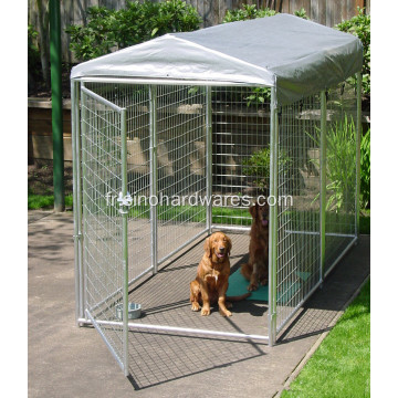 Cage pour chien en acier galvanisé